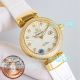 Swiss Copy Omega De Ville Ladymatic 34mm Brown Dial Diamond Ladies Watch (5)_th.jpg
